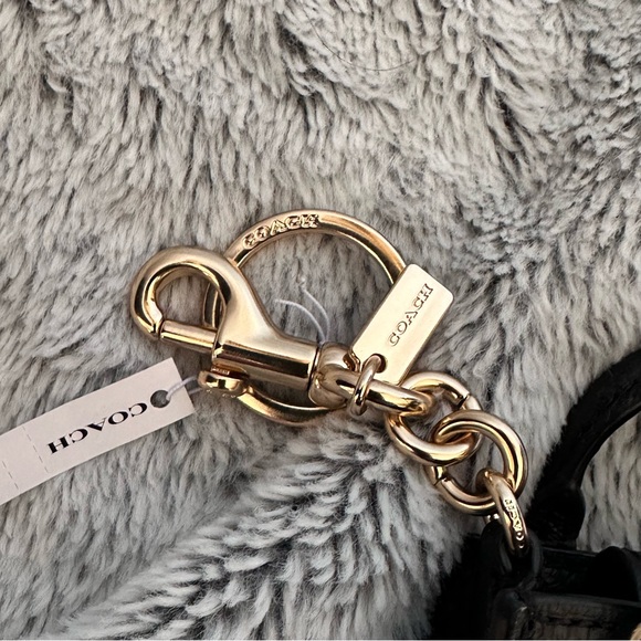 Coach N/S Mini Tote Bag Charm Keychain CU280 NWT - Picture 9 of 14